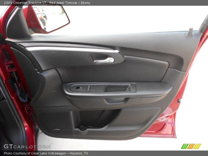 Red Jewel Tintcoat / Ebony 2009 Chevrolet Traverse LT