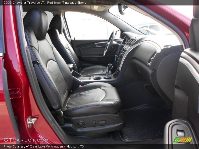 Red Jewel Tintcoat / Ebony 2009 Chevrolet Traverse LT