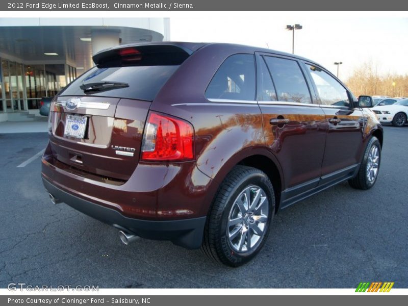 Cinnamon Metallic / Sienna 2012 Ford Edge Limited EcoBoost