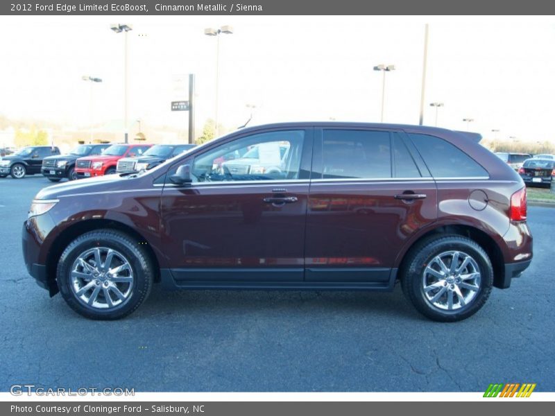 Cinnamon Metallic / Sienna 2012 Ford Edge Limited EcoBoost