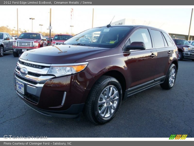 Cinnamon Metallic / Sienna 2012 Ford Edge Limited EcoBoost