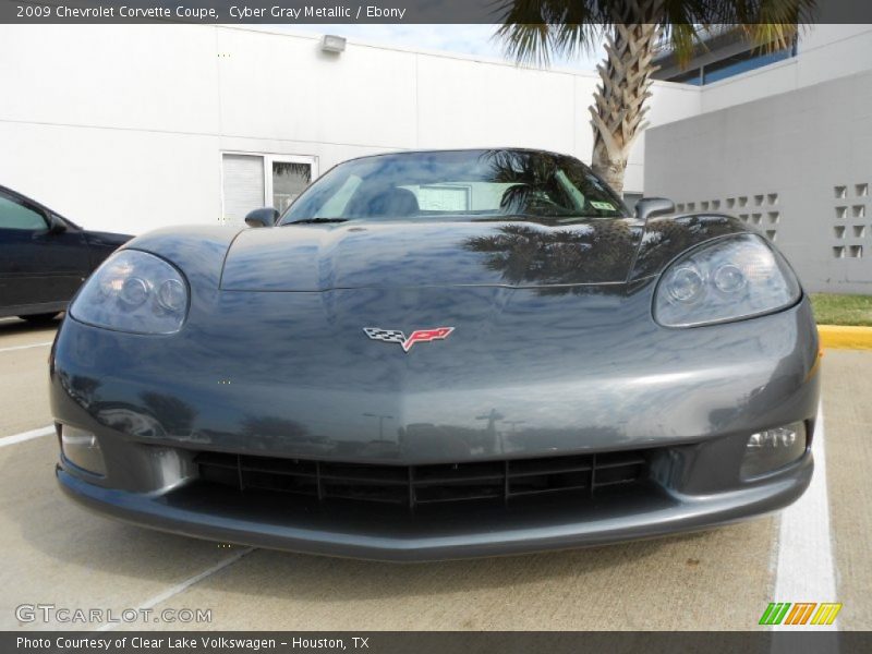 Cyber Gray Metallic / Ebony 2009 Chevrolet Corvette Coupe