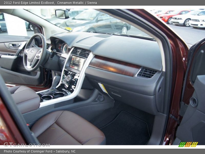 Dashboard of 2012 Edge Limited EcoBoost