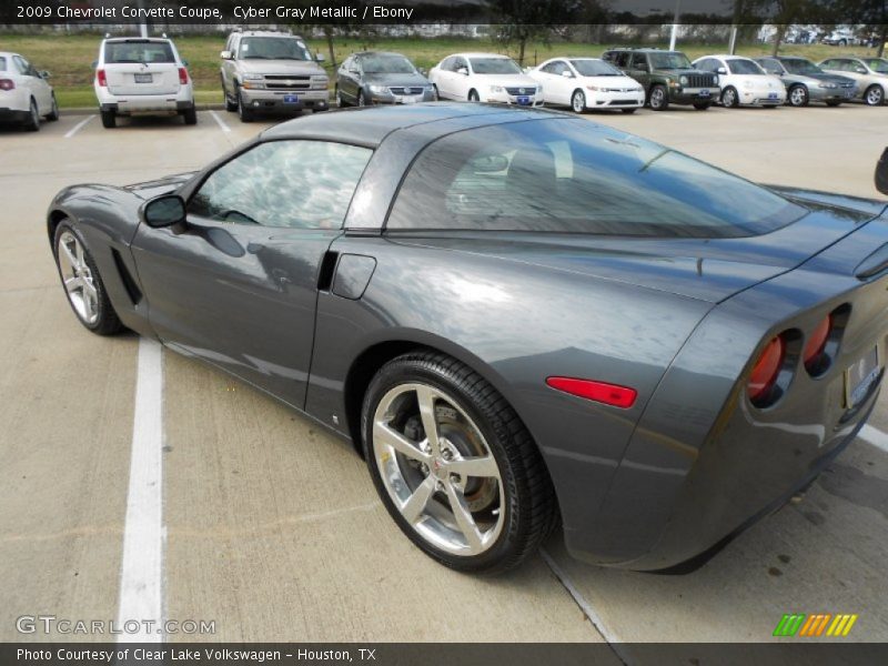 Cyber Gray Metallic / Ebony 2009 Chevrolet Corvette Coupe