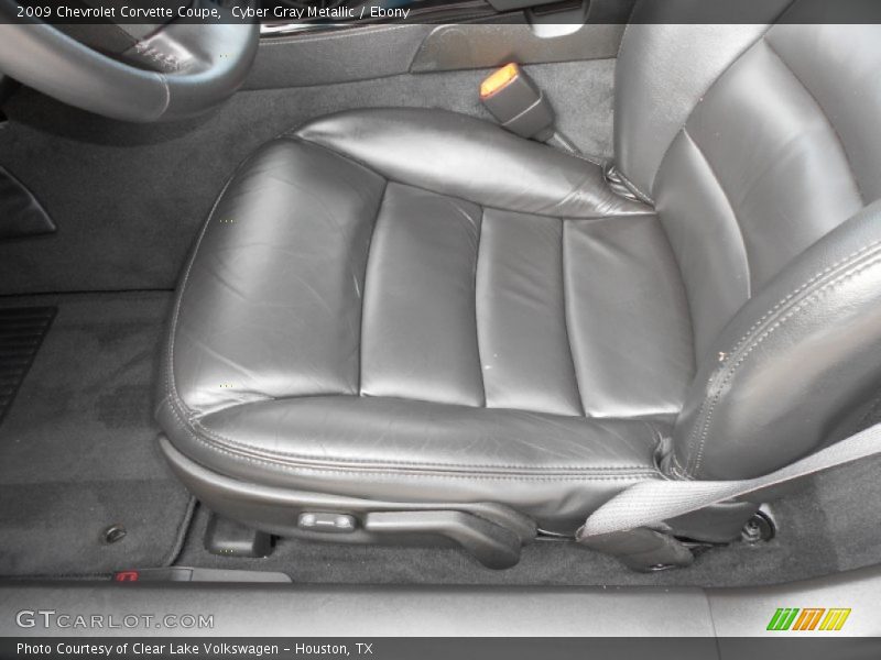Cyber Gray Metallic / Ebony 2009 Chevrolet Corvette Coupe