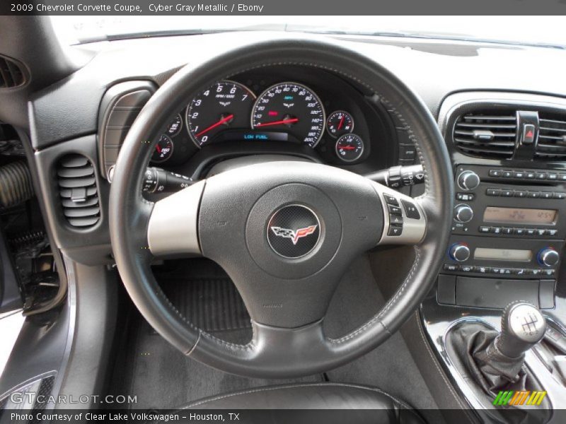 Cyber Gray Metallic / Ebony 2009 Chevrolet Corvette Coupe