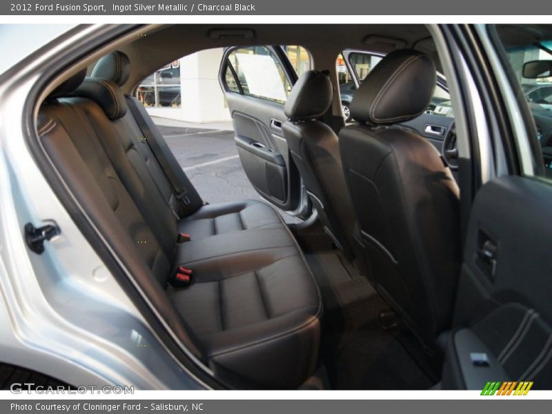 Ingot Silver Metallic / Charcoal Black 2012 Ford Fusion Sport
