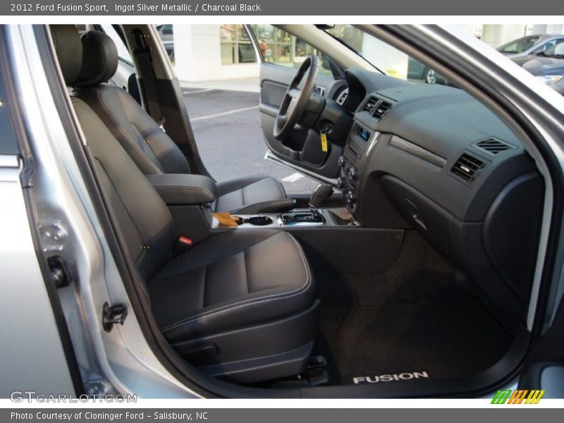 Ingot Silver Metallic / Charcoal Black 2012 Ford Fusion Sport