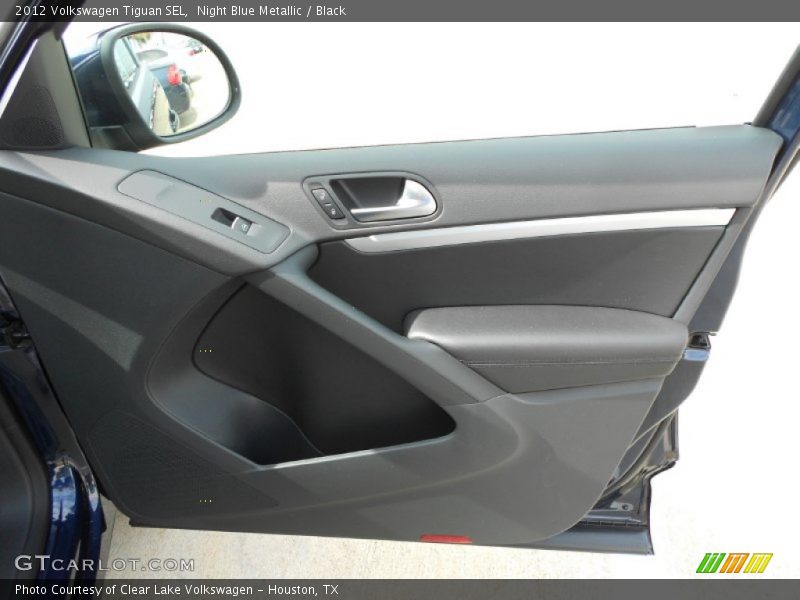 Night Blue Metallic / Black 2012 Volkswagen Tiguan SEL