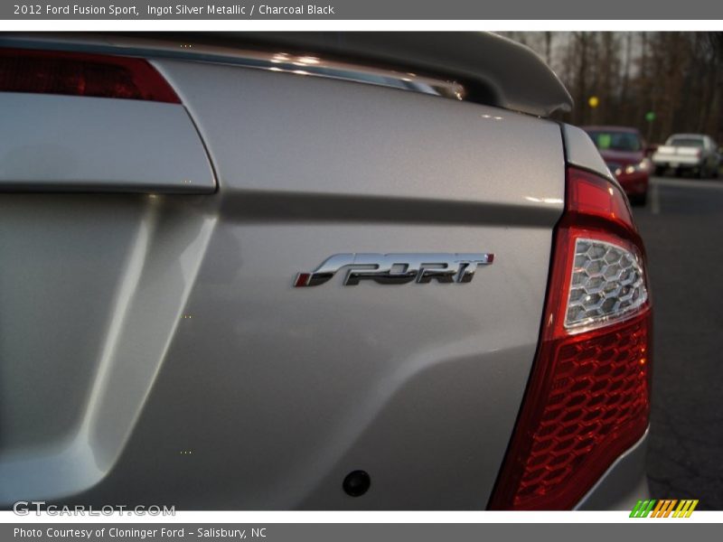 Ingot Silver Metallic / Charcoal Black 2012 Ford Fusion Sport