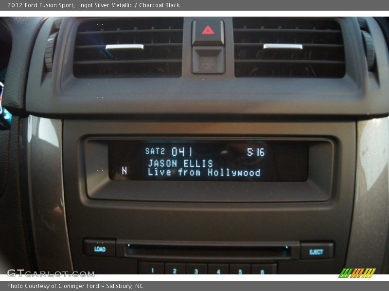Ingot Silver Metallic / Charcoal Black 2012 Ford Fusion Sport