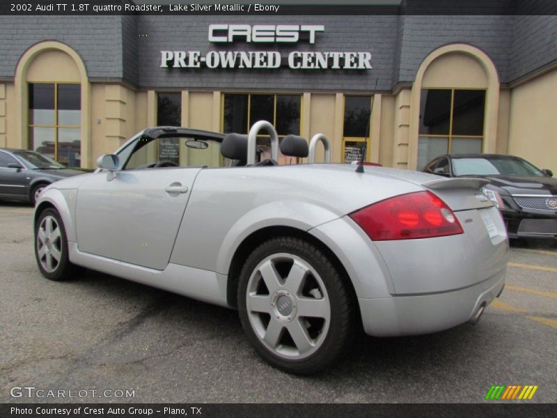 Lake Silver Metallic / Ebony 2002 Audi TT 1.8T quattro Roadster