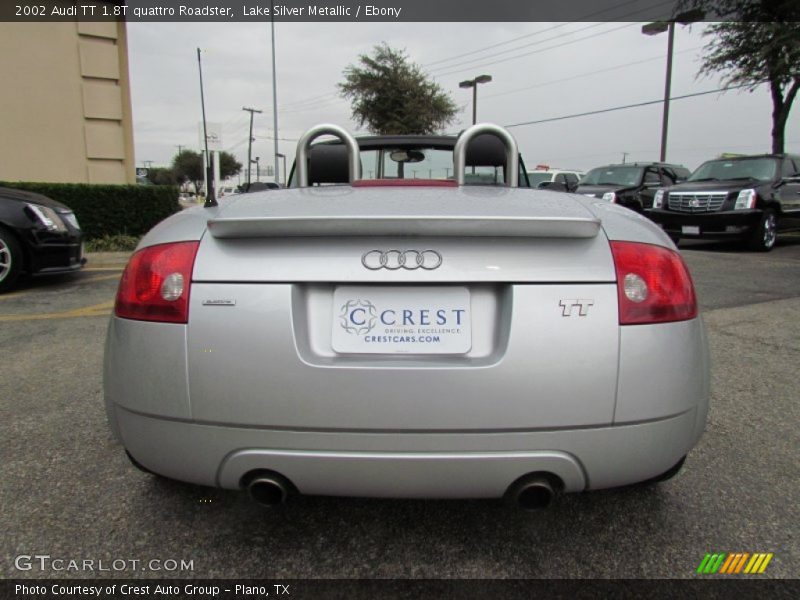 Lake Silver Metallic / Ebony 2002 Audi TT 1.8T quattro Roadster
