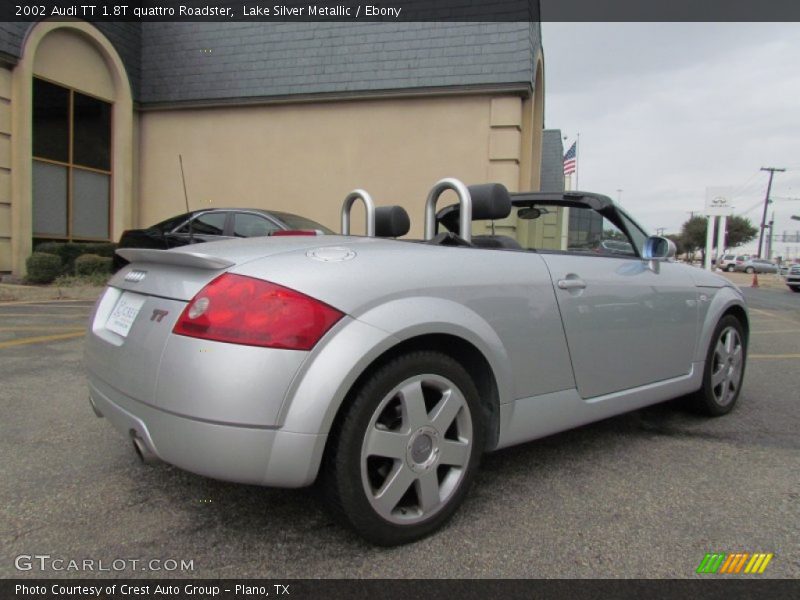 Lake Silver Metallic / Ebony 2002 Audi TT 1.8T quattro Roadster