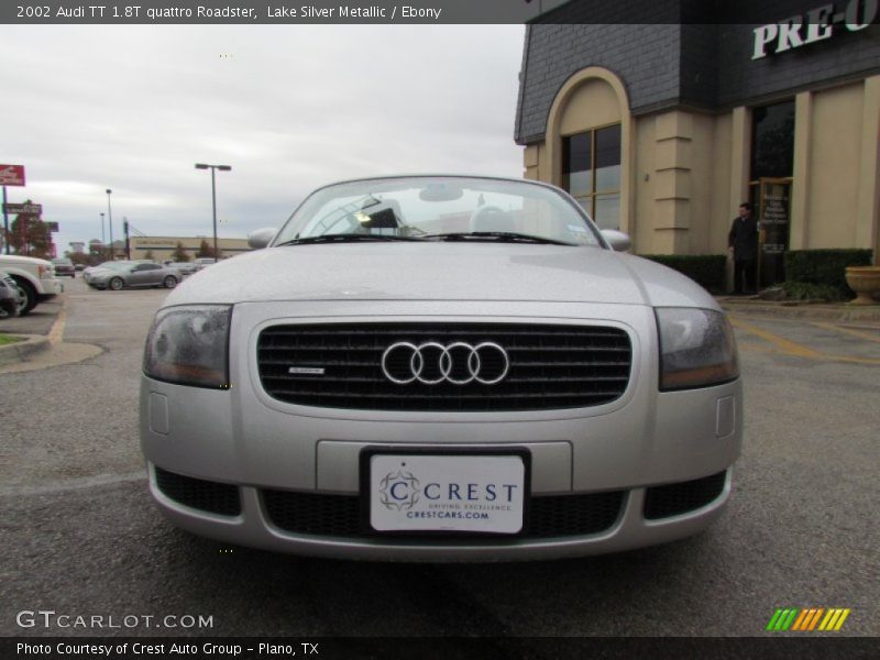 Lake Silver Metallic / Ebony 2002 Audi TT 1.8T quattro Roadster