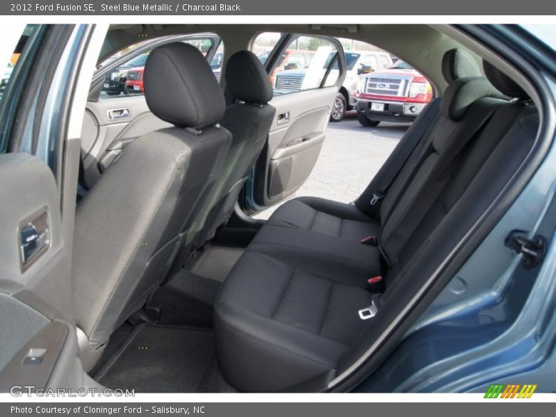 Steel Blue Metallic / Charcoal Black 2012 Ford Fusion SE