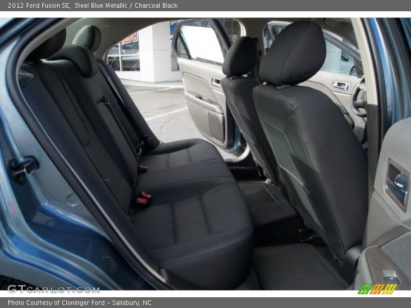 Steel Blue Metallic / Charcoal Black 2012 Ford Fusion SE