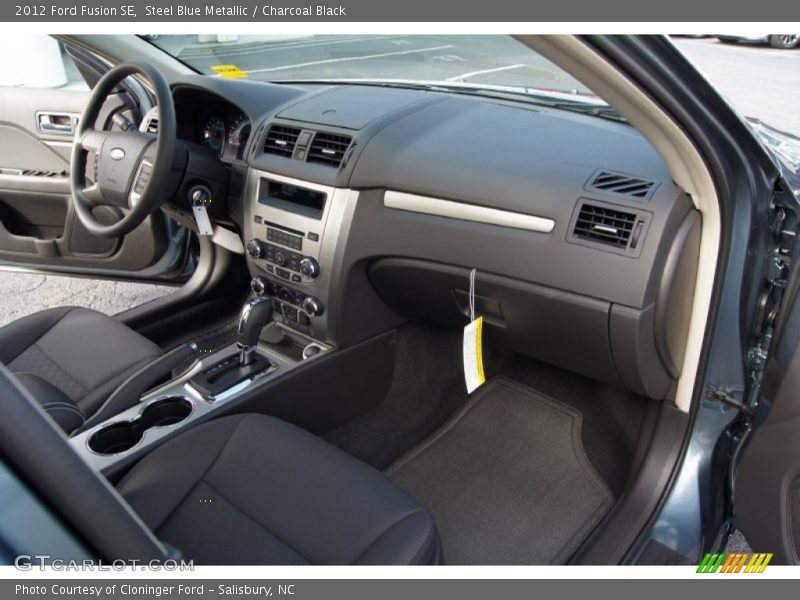 Steel Blue Metallic / Charcoal Black 2012 Ford Fusion SE