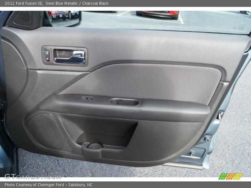 Steel Blue Metallic / Charcoal Black 2012 Ford Fusion SE