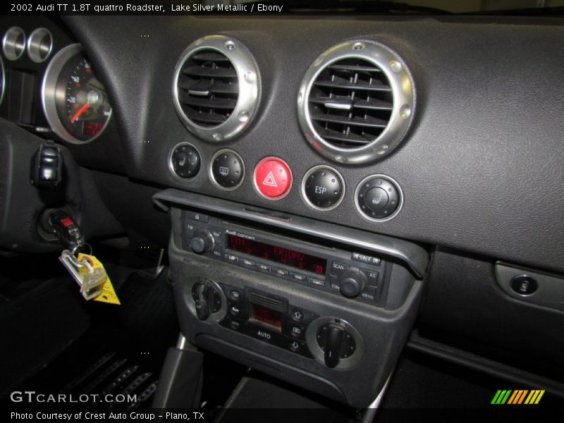 Controls of 2002 TT 1.8T quattro Roadster