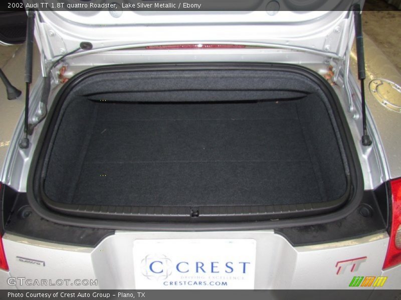 Lake Silver Metallic / Ebony 2002 Audi TT 1.8T quattro Roadster