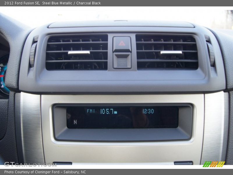 Steel Blue Metallic / Charcoal Black 2012 Ford Fusion SE
