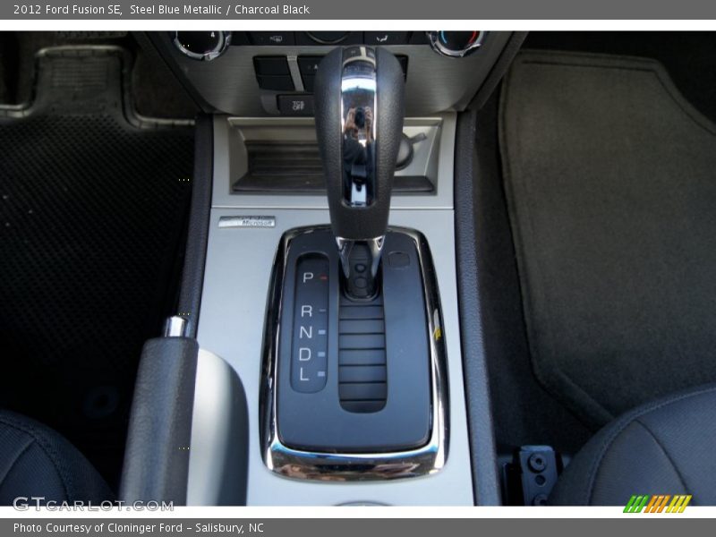 Steel Blue Metallic / Charcoal Black 2012 Ford Fusion SE