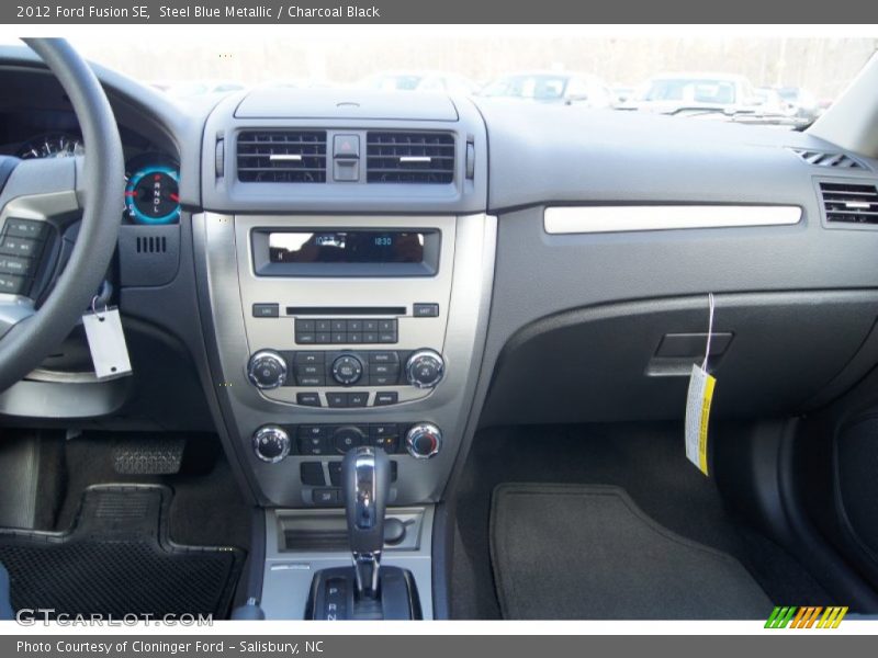 Steel Blue Metallic / Charcoal Black 2012 Ford Fusion SE