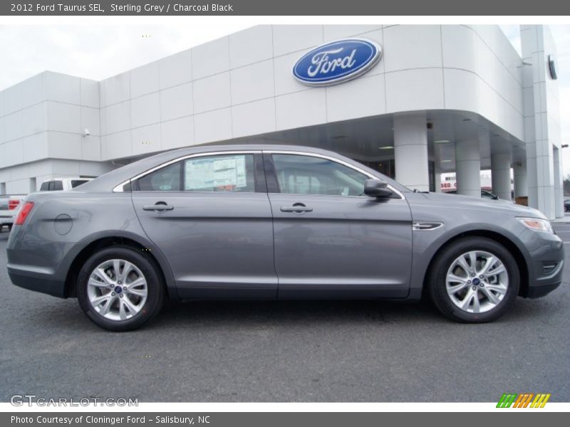 Sterling Grey / Charcoal Black 2012 Ford Taurus SEL