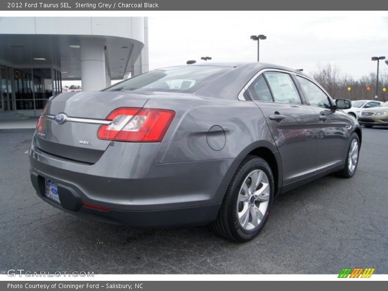 Sterling Grey / Charcoal Black 2012 Ford Taurus SEL
