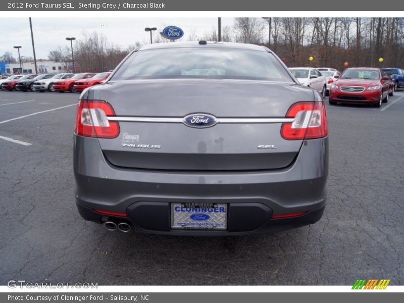 Sterling Grey / Charcoal Black 2012 Ford Taurus SEL