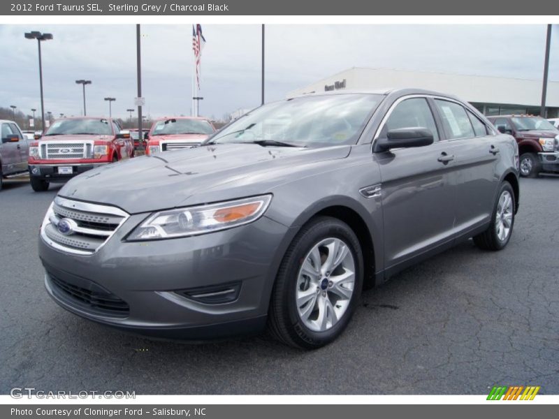Sterling Grey / Charcoal Black 2012 Ford Taurus SEL