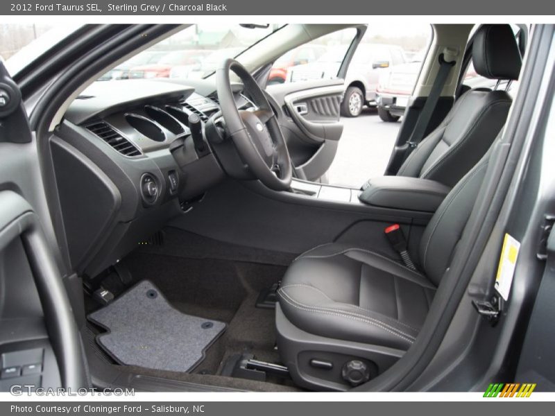 Sterling Grey / Charcoal Black 2012 Ford Taurus SEL