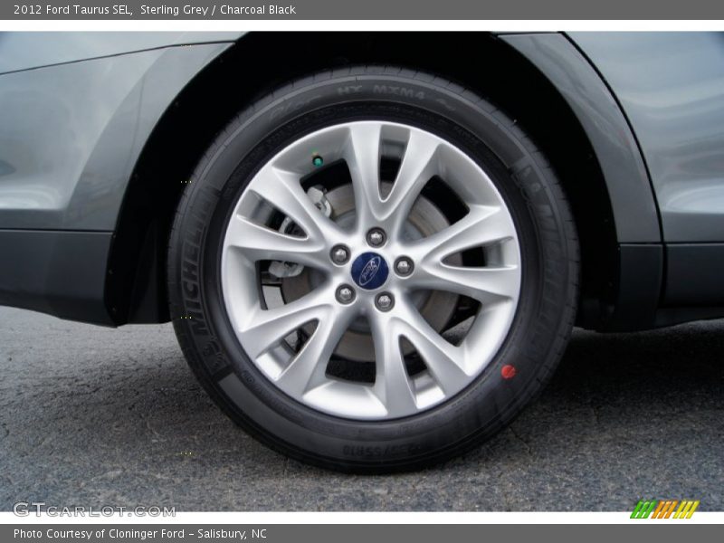 Sterling Grey / Charcoal Black 2012 Ford Taurus SEL