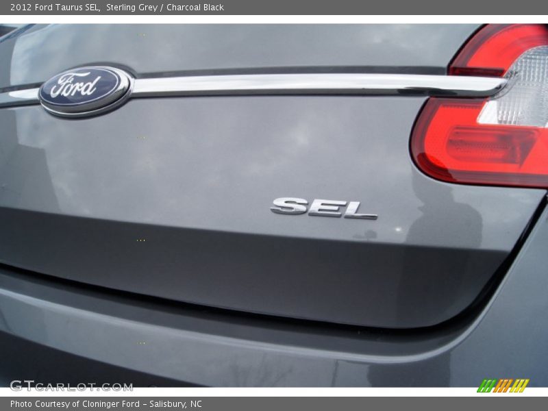 Sterling Grey / Charcoal Black 2012 Ford Taurus SEL