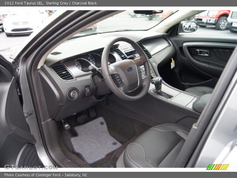 Sterling Grey / Charcoal Black 2012 Ford Taurus SEL
