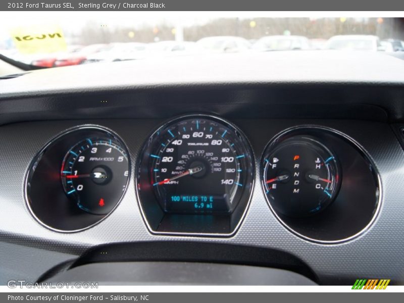 Sterling Grey / Charcoal Black 2012 Ford Taurus SEL
