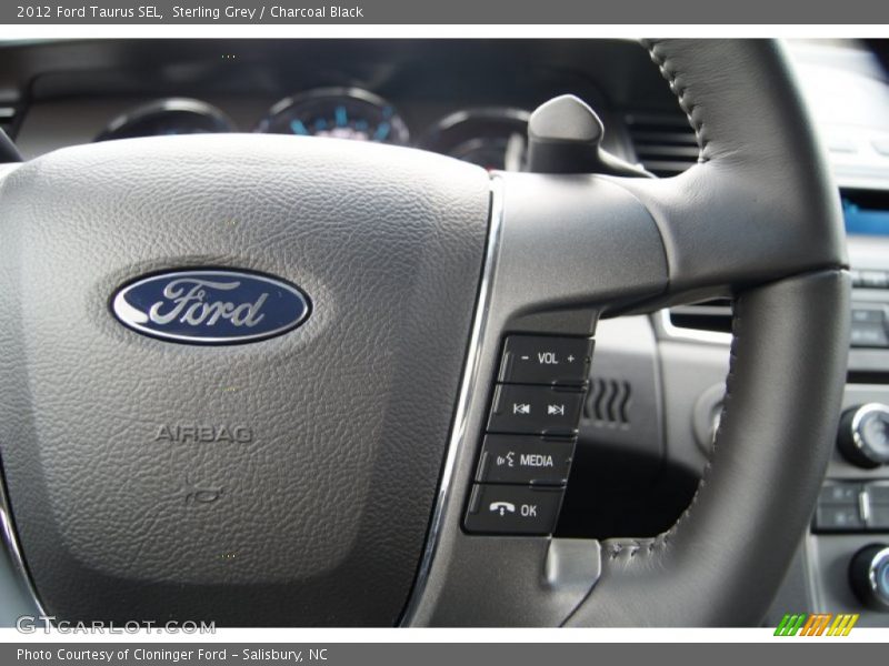 Sterling Grey / Charcoal Black 2012 Ford Taurus SEL