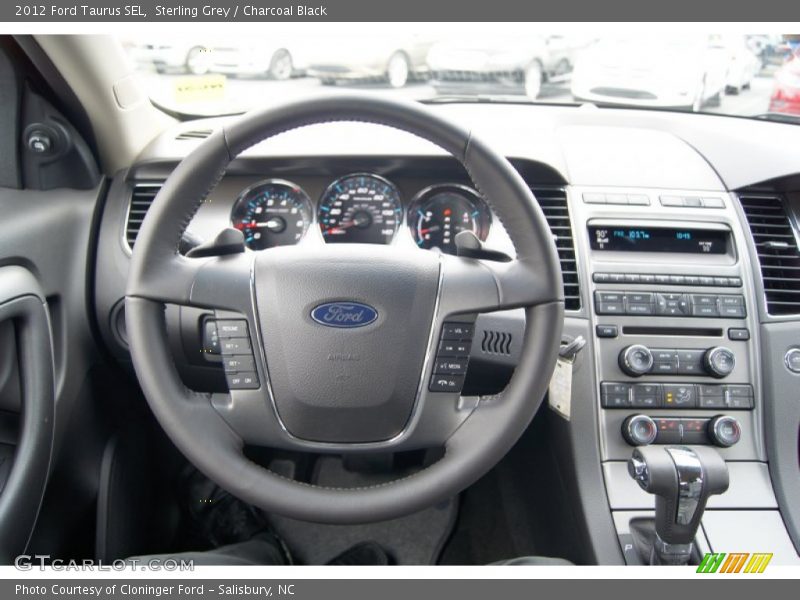 Sterling Grey / Charcoal Black 2012 Ford Taurus SEL