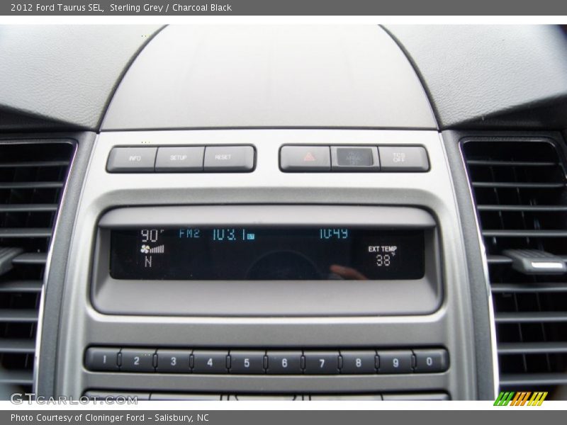 Sterling Grey / Charcoal Black 2012 Ford Taurus SEL
