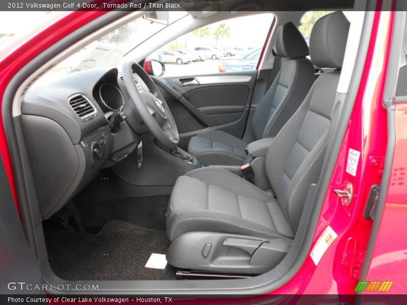  2012 Golf 4 Door Titan Black Interior