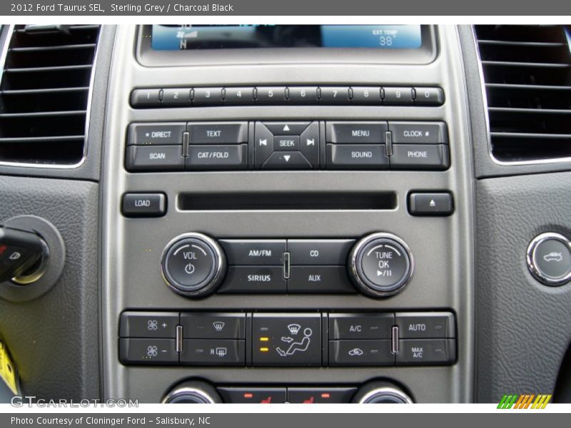 Sterling Grey / Charcoal Black 2012 Ford Taurus SEL