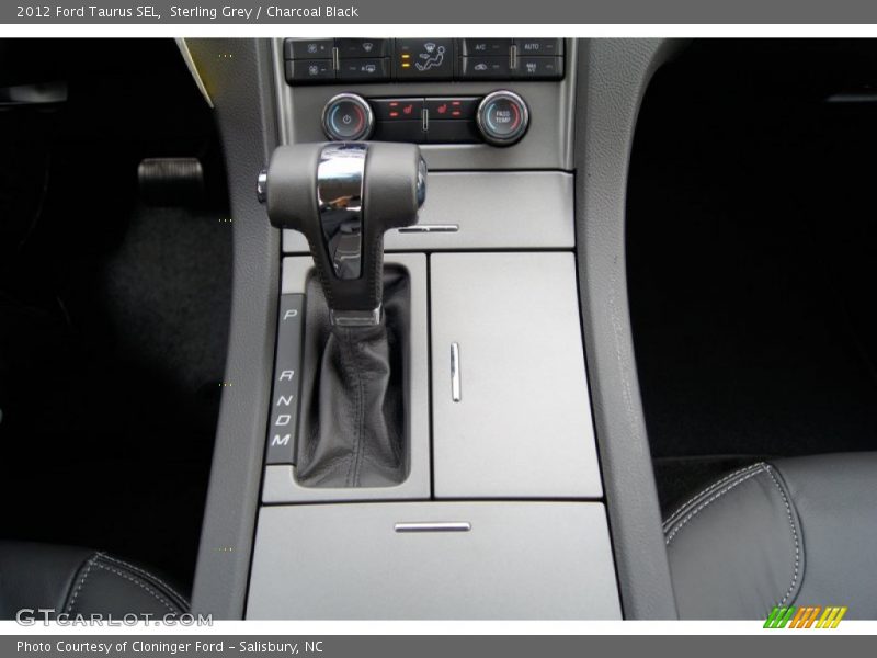 Sterling Grey / Charcoal Black 2012 Ford Taurus SEL