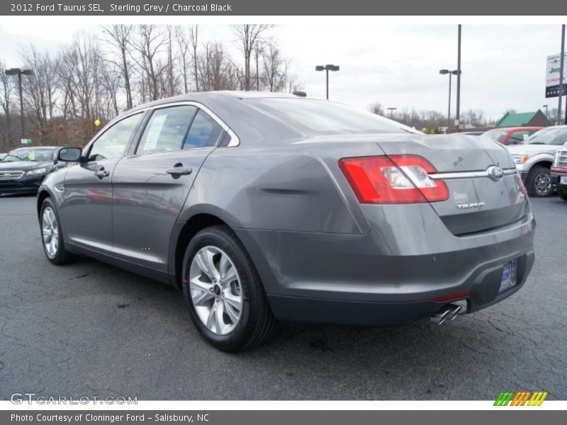 Sterling Grey / Charcoal Black 2012 Ford Taurus SEL