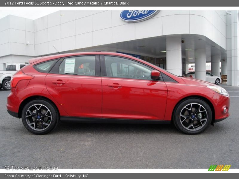 Red Candy Metallic / Charcoal Black 2012 Ford Focus SE Sport 5-Door