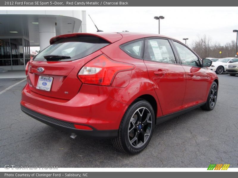 Red Candy Metallic / Charcoal Black 2012 Ford Focus SE Sport 5-Door