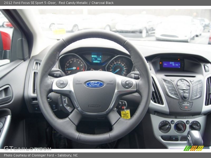 Red Candy Metallic / Charcoal Black 2012 Ford Focus SE Sport 5-Door