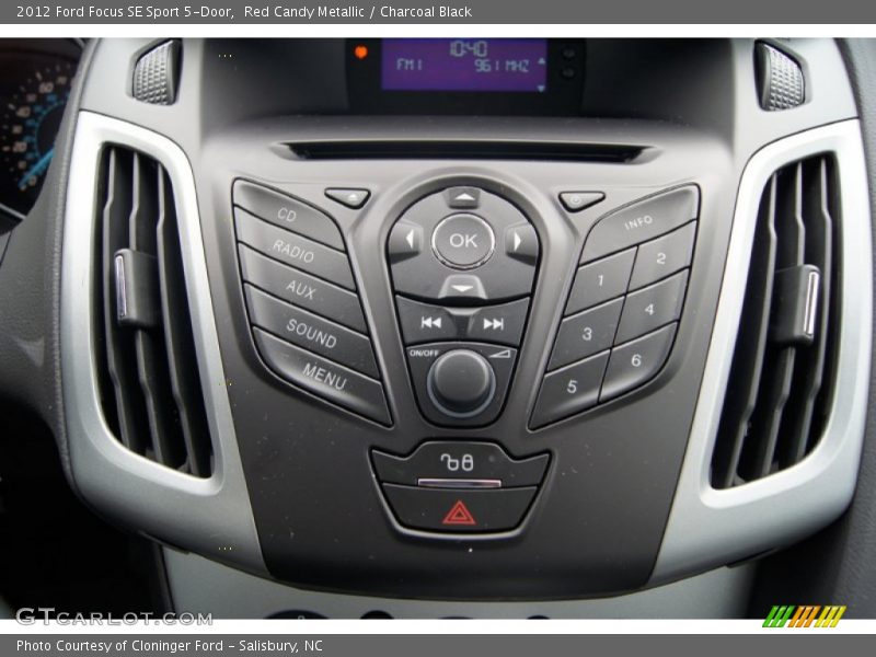 Red Candy Metallic / Charcoal Black 2012 Ford Focus SE Sport 5-Door