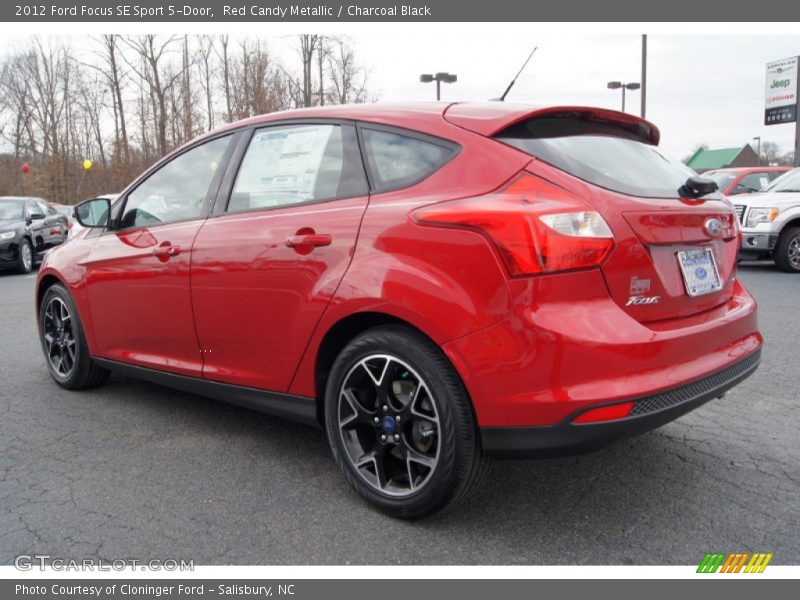 Red Candy Metallic / Charcoal Black 2012 Ford Focus SE Sport 5-Door