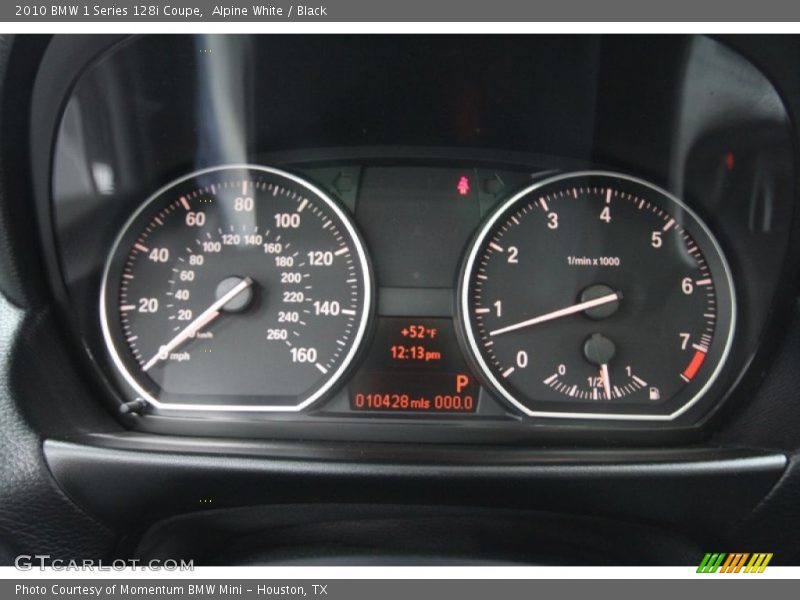  2010 1 Series 128i Coupe 128i Coupe Gauges